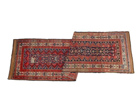 Hand-knotted oriental runner, 366x104 cm