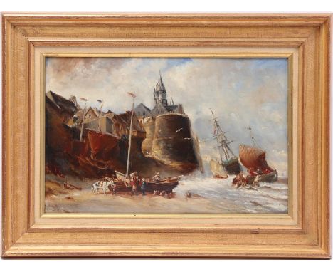 Anonymous, Storm on the art, panel, European school ca. 1900, 32x50 cm