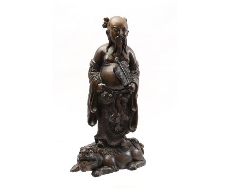 Anonymous, statue of an oriental figure after an antique model, 41 cm high, 6.2 kilograms