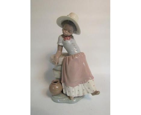 A Lladro porcelain figurine - A Step In Time, model no.5158, 22cm h. 