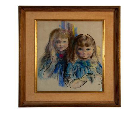 Pastel on laid paper. No signature found.Measures 28" x 24" including frame, 20" x 16" image only. #Art #Paintings Issued: 20