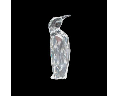 Exquisite piece of shining clarity. Has beautiful presence and stands tall.Includes original box. Dimensions of box: 6.25"L x