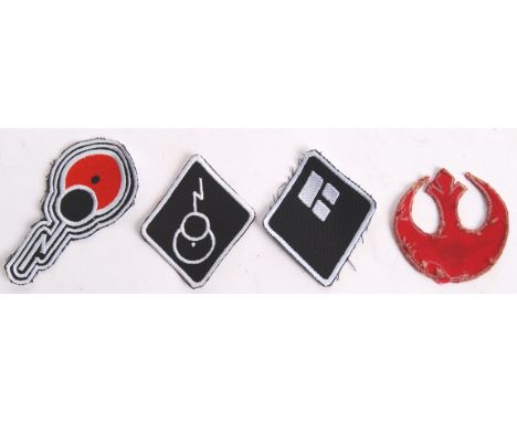 A fabulous collection of 4x original production made Star Wars ' Rogue One ' prop insignia costume patches. Comprising of one