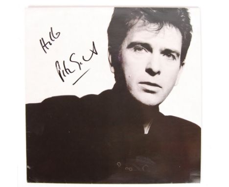 Peter Gabriel - ' So ' - 1986 original LP vinyl record. Signed to the front to a light portion by Peter Gabriel, adding 'Hell