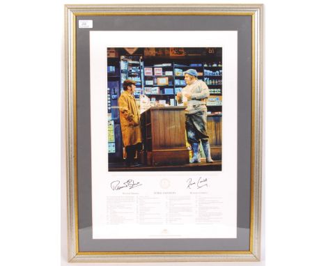A beautiful Two Ronnies ' Fork Handles ' limited edition signed print. Produced by The Original Memorabilia Company, the prin