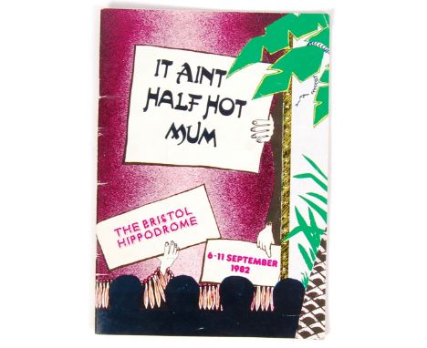 An original vintage theatre programme from the Bristol Hippodrome for ' It Ain't Half Hot Mum ' - The Stage Show. 6-11th Sept