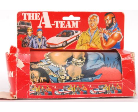 A rare vintage 1980's Vymura made ' Wallpaper Border ' featuring ' The A Team '. Entire roll appears unused. Within the origi