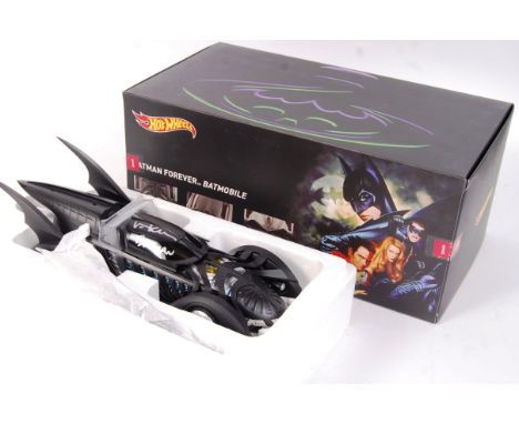 A superb Hot Wheels made 1:18 scale Batman Forever ' Batmobile ' diecast model. Superbly detailed. This edition released by C