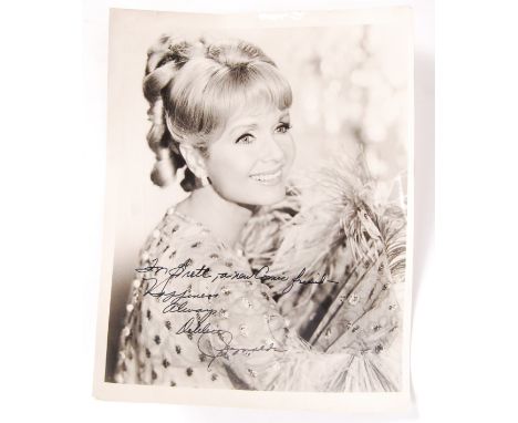 Debbie Reynolds - Hollywood Actress - original signed autographed 8x10" black and white photograph. Dedicated. Signed to a li