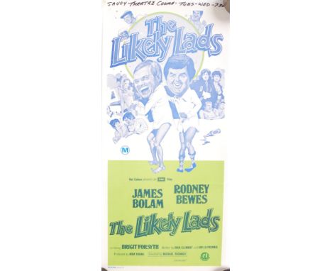 A rare vintage 1976 original Australian daybill poster for ' The Likely Lads ' film starring James Bolam &amp; Rodney Bewes, 