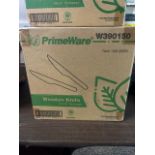 3 Cases - Wooden Knives (Pack 20/50 Count)