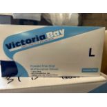50 Boxes - (19) Boxes Medium and (31) Large Vinyl Glove (Pack 100)