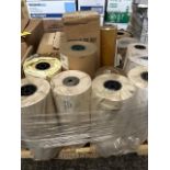 LOT - Skid of Patty Paper & 20 rolls assorted food wrap
