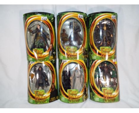 Lord of the Rings - a collection of 6 Lord of the Rings The Fellowship of the Ring mint in box figures to include Frodo, Samw
