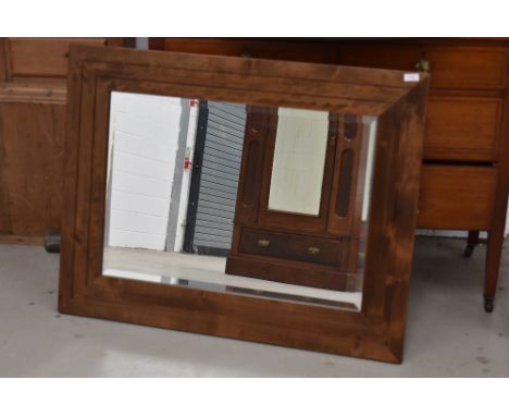 A modern wall mirror by Laura Ashley, with landscape or portrait fixings, approx 97 x 75cm
