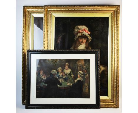 Two Pears prints on paper (late 19th/early 20th century),  'The Bubbles Boy' and 'Cherry Ripe',  Each 70.5cm x 48.5cm,  Match