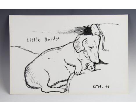 After David Hockney (British, b.1937), Print on paper, 'Little Boodge' (1993), Unsigned, reproduced by 1853 Gallery, Salts Mi