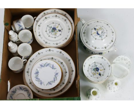 A Mayfair china part dinner service, a Royal Standard part tea service and other ceramic wares. 