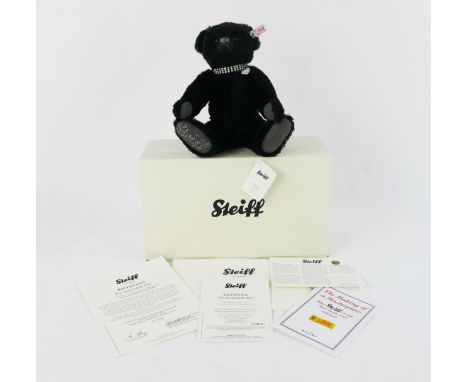 Steiff Krystina The Swarovski Bear with growler - 2010 White Tag Limited Edition, EAN 663741, 30cm tall - boxed with swing ta