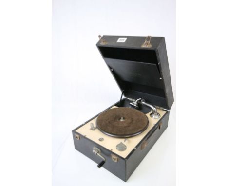 Vintage Deca 50 Portable Gramophone