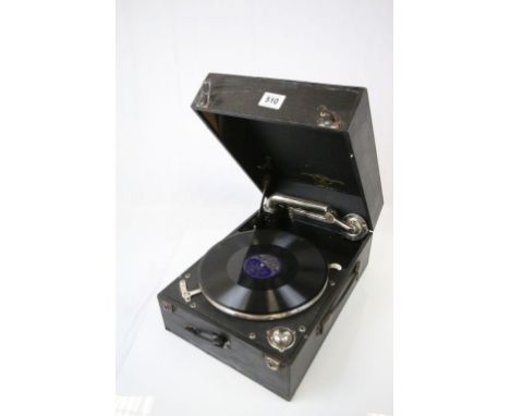 Vintage Columbia No. 201 Portable Gramophone