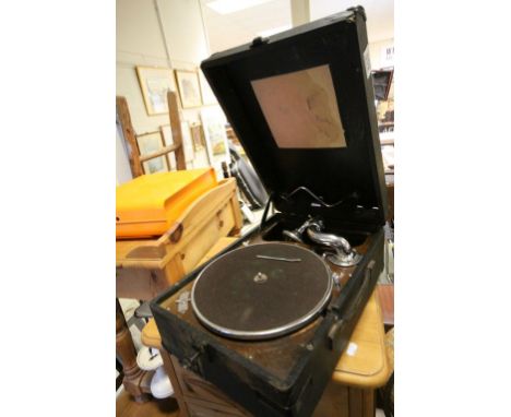 Vintage Portable Gramophone