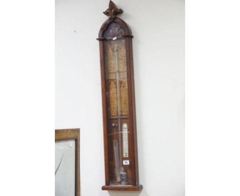 Mahogany cased Admiral Fitzroy's Barometer for restoration