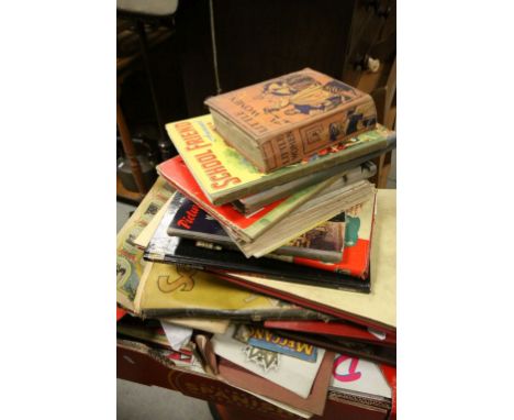 Large Box of Vintage Books, Magazines, etc