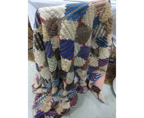 Vintage Handmade Patchwork Quilt