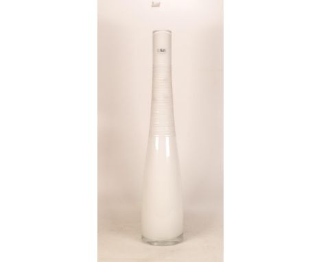 Large Modernist LSA International Glass Vase, height 50cm 