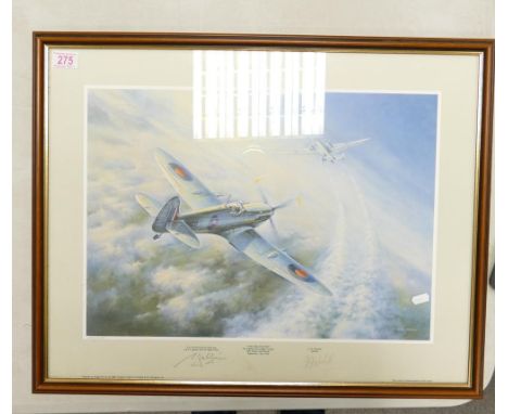J. W. Mitchell, The High Fighter, Limited Edition Print 253/450. Height: 54.2cm Width: 68.5cm 