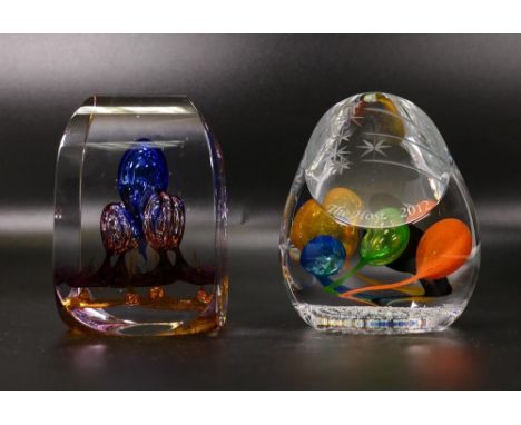 Limited edition Caithness paperweights to include The Host 9/150 ( with stand) and Quadraphonic 31/150. Both boxed with certi