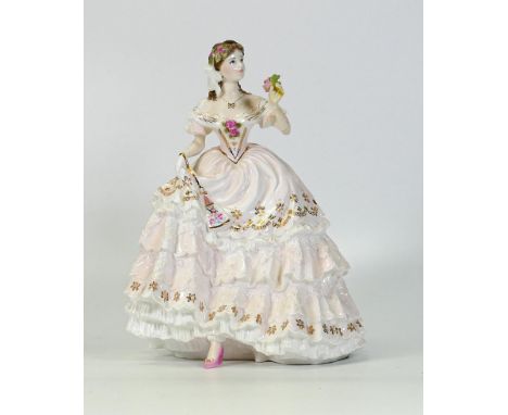 Royal Worcester Figurine, The Fairest Rose. 