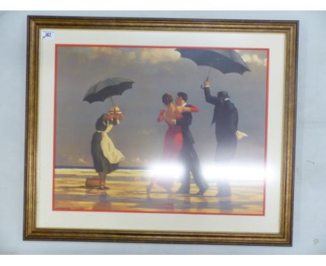 Jack Vettriano, Modern Print of Original 'Singing Butler'. Height: 65.2cm Width: 78.5cm 