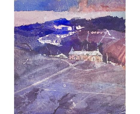 Nicola TILLEY (1956) Home Farm III Watercolour, signed, titled verso, 22.5cm x 21cm, 30cm x 29cm framed.
Nicola was the chair