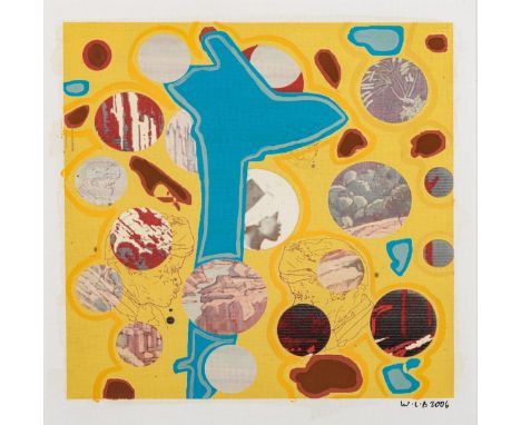 Wayne Cahill Barker (South African 1963-) COMPOSITION WITH FACES AND LANDSCAPES signed and dated 2006 in ink in the margin mi