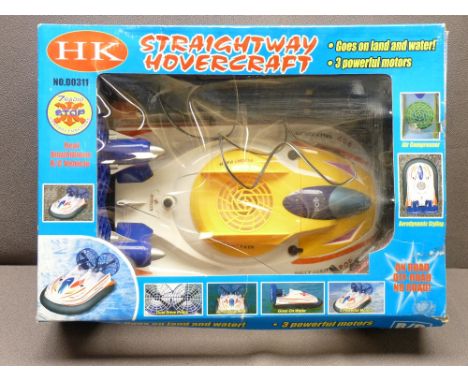 H K STRAIGHTWAY HOVERCRAFT - REMOTE CONTROL MODEL, boxed, (appears in retail condition)