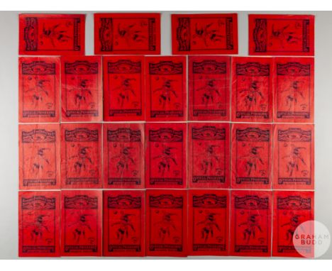 Complete run of Arsenal home match programmes, 1930-31, lacking Blackburn Rovers, 10th September 1930, Sheffield United, 4th 