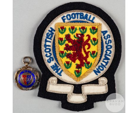 A silver and enamel Lord Weir Cup winners medal, the obverse inscribed LORD WEIR CUP, the reverse inscribed WINNERS 1935-36, 