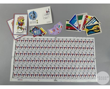 World Cup 1966 a first day cover autographed by Alan Ball, a further collection of 1966 first day covers, 1966 World Cup stam