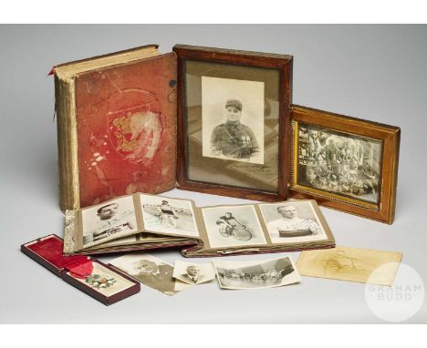 An interesting collection of cycling memorabilia relating to&nbsp;Joseph Louis Maurice Menzies, older brother of celebrated d