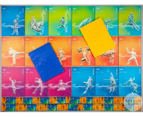2000 Sydney Olympic Games Opening and Closing Ceremony programme, fifteen various ticket and eighteen various programmes,&nbs