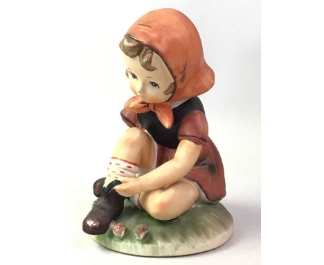 COLLECTION OF HUMMEL FIGURES, along with other similar figurestallest 17cm high