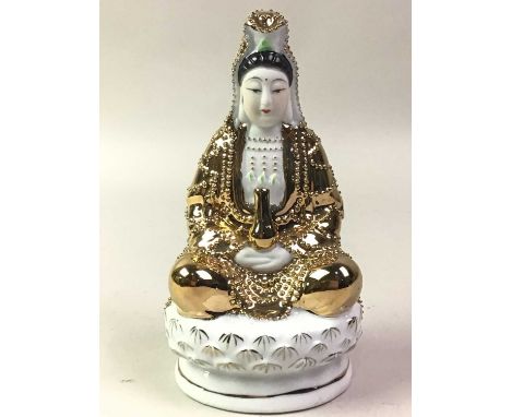GROUP OF ASIAN ITEMS, LATE 20TH CENTURY  including a miniature jardinière, carved wood panel and Chinese teapotpanel 45.5cm l