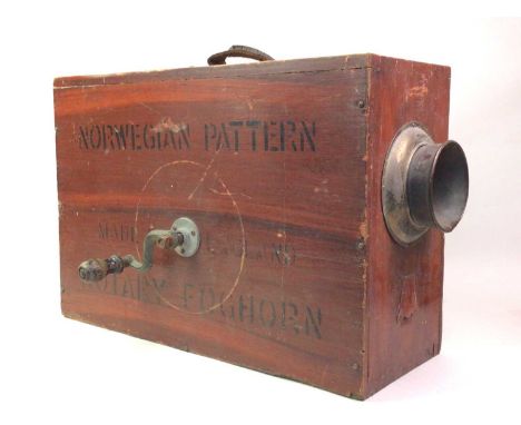 ROTARY FOGHORN, Norwegian pattern, made in England55cm wideItem has not been tested, unable to check inside of item as sealed