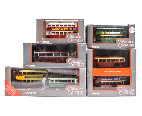 A quantity of OOC/Corgi. OOC; 2x 2 vehicle sets; Bridges and Spires set, Durham and Tynemouth and Bristol L6B and Bristol K6A