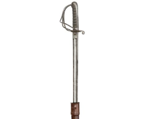 A late Vic 1821 pattern light cavalry officer’s sword of the Diamond Fields Horse, very slightly curved blade 36”, with trace