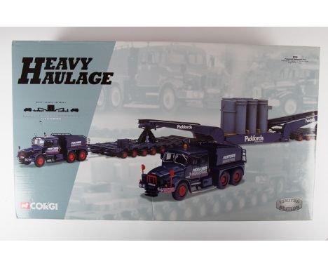 Corgi Heavy Haulage series Pickfords Industrial Ltd. An impressive set comprising 2x Scammell Constructor, a Nicolas trailer 