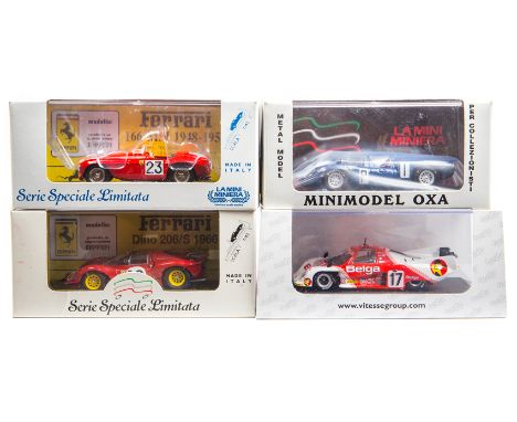 20 Competition cars by Progetto K, Quartzo, Onyx, etc. 6x Ferrari 250TR LM 1958; Riverside, Targa Florio, Le Mans, etc. 2x Ro