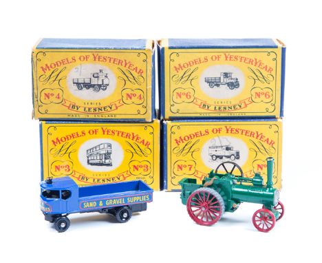 19 early Matchbox Models of Yesteryear in early boxes. 5x first type boxed examples; a Sentinel Steam Wagon (No.4), a 1929 Le